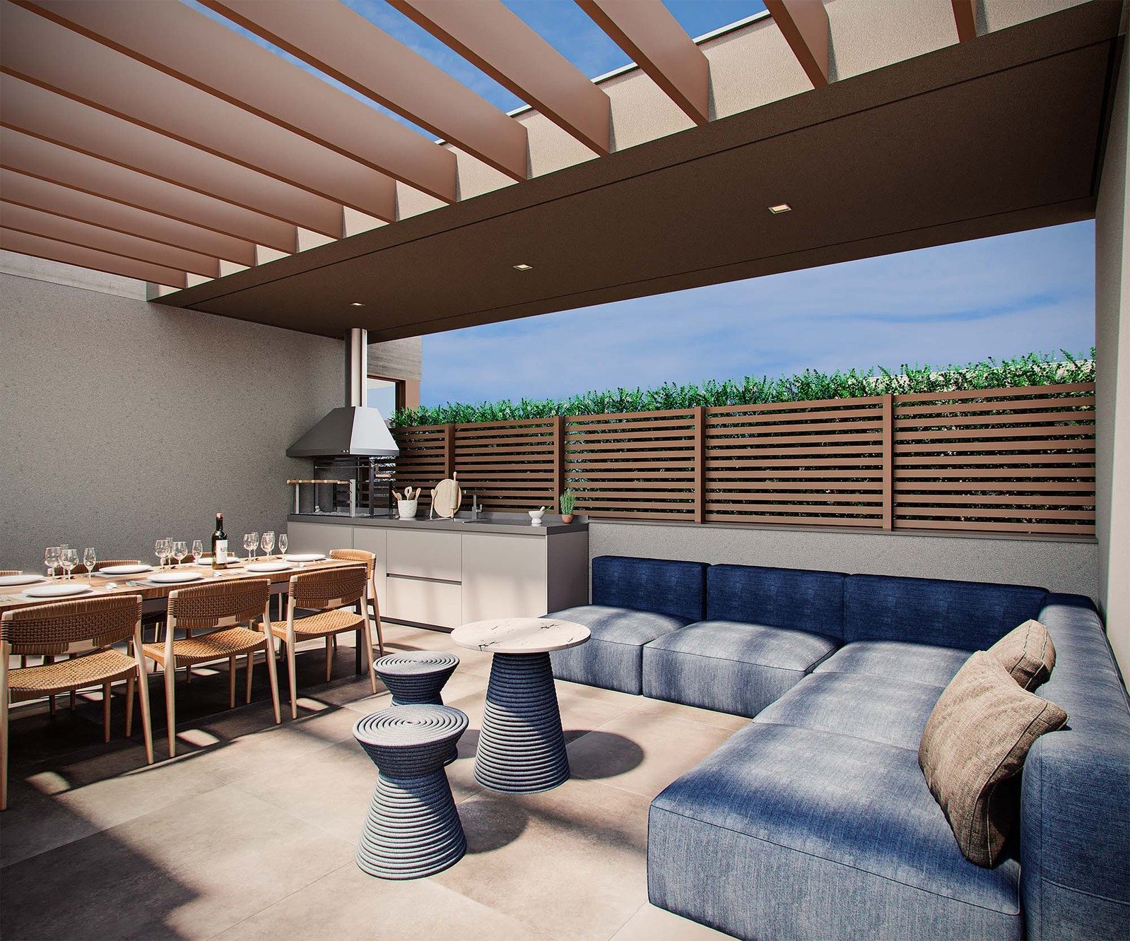 Rooftop - Área Gourmet